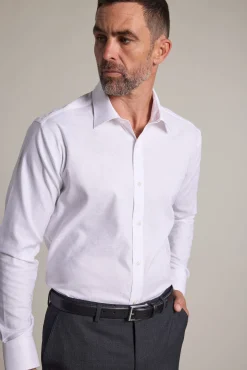 Barkers Eco Easy Care Shirts|Non-Iron Shirts^Arcacia Jaquard Floral Business Shirt