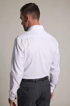 Barkers Eco Easy Care Shirts|Non-Iron Shirts^Arcacia Jaquard Floral Business Shirt