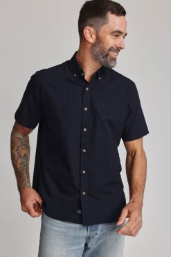 Barkers Tailored Fit Shirts|Tailored Fit Shirts^Archer Oxford Shirt DARK NAVY