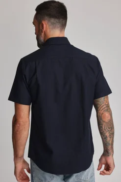 Barkers Tailored Fit Shirts|Tailored Fit Shirts^Archer Oxford Shirt DARK NAVY