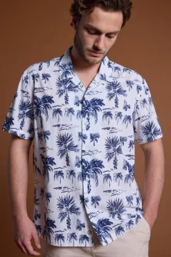 Barkers Casual Shirts|Casual Shirts^Atlanta Print Cuban Shirt