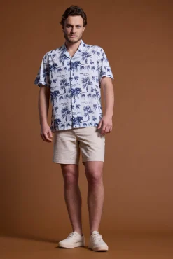 Barkers Casual Shirts|Casual Shirts^Atlanta Print Cuban Shirt