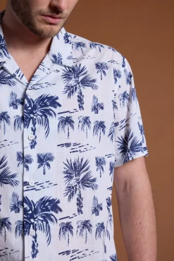 Barkers Casual Shirts|Casual Shirts^Atlanta Print Cuban Shirt