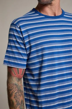 Barkers Graphic & Stripes^Avalon Stripe Tee BLUE