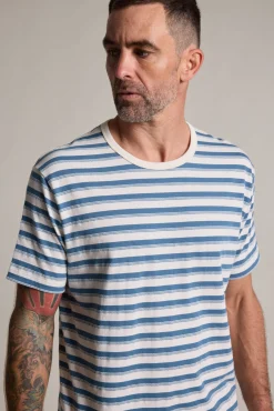 Barkers Graphic & Stripes^Avalon Stripe Tee STONE BLUE