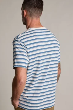 Barkers Graphic & Stripes^Avalon Stripe Tee STONE BLUE