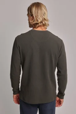 Barkers Sweatshirts & Hoodies^Avenue Waffle Crew KHAKI
