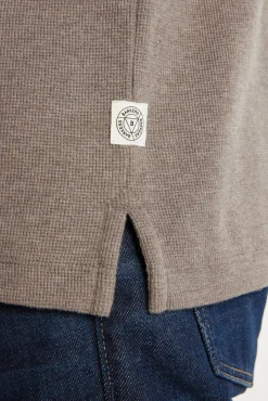 Barkers Sweatshirts & Hoodies^Avenue Waffle Crew WOOD MARL
