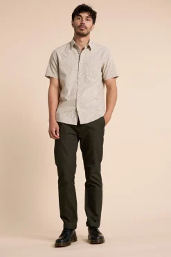 Barkers Casual Shirts|Casual Shirts^Ballenton Print Shirt NATURAL