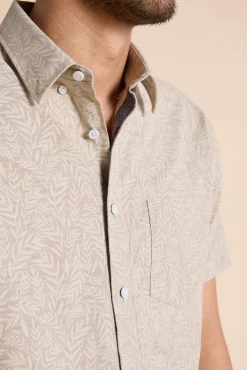 Barkers Casual Shirts|Casual Shirts^Ballenton Print Shirt NATURAL