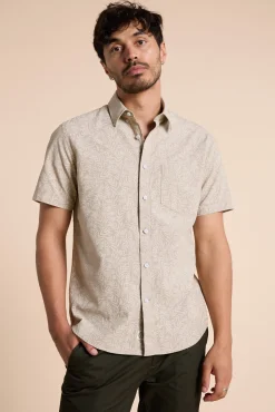 Barkers Casual Shirts|Casual Shirts^Ballenton Print Shirt NATURAL