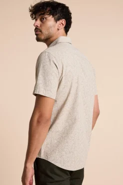 Barkers Casual Shirts|Casual Shirts^Ballenton Print Shirt NATURAL