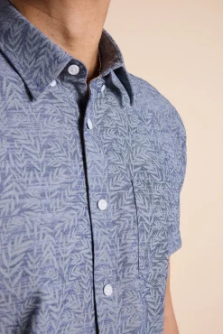 Barkers Casual Shirts|Casual Shirts^Ballenton Print Shirt NAVY