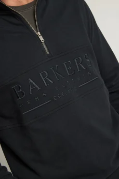 Barkers Sweatshirts & Hoodies^Heritage 1/4 Zip BLACK