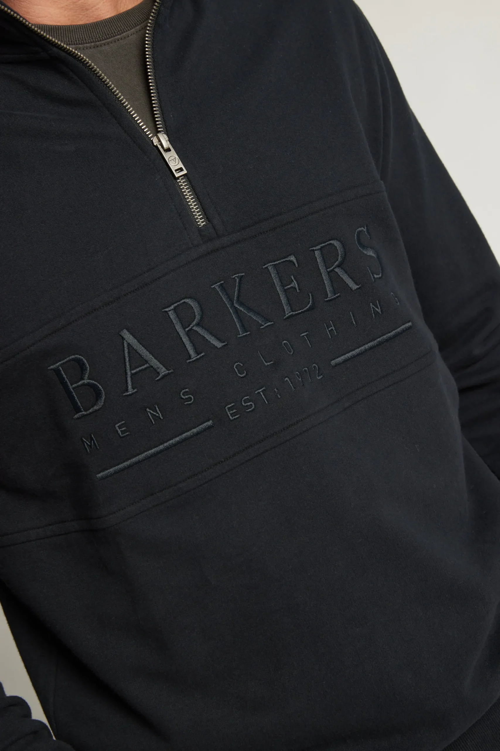 Barkers Sweatshirts & Hoodies^Heritage 1/4 Zip BLACK
