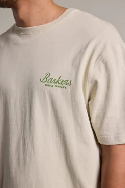 Barkers Graphic & Stripes^Supply Co Print Tee PUMICE