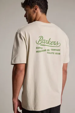 Barkers Graphic & Stripes^Supply Co Print Tee PUMICE