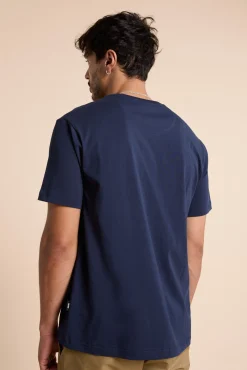 Barkers Graphic & Stripes^Broken Piston Club Tee DARK NAVY