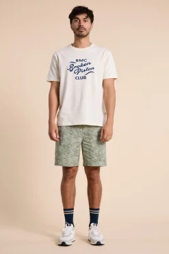 Barkers Graphic & Stripes^Broken Piston Club Tee ECRU