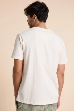 Barkers Graphic & Stripes^Broken Piston Club Tee ECRU