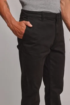 Barkers Straight Fit Pants|Tapered & Slim Fit Pants^Carnaby Chino BLACK
