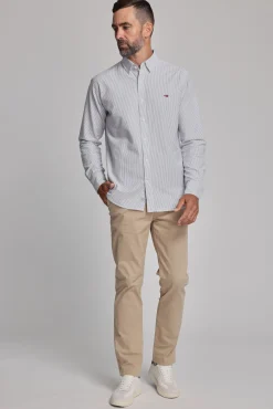 Barkers Straight Fit Pants|Tapered & Slim Fit Pants^Carnaby Chino SAND