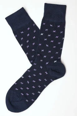 Barkers Socks|Socks^Conway Cross Sock LILAC