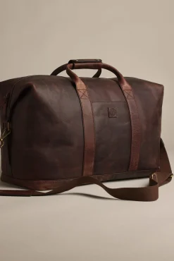 Barkers Leather Goods|Bags & Luggage^Costello Leather Weekender Bag WALNUT BROWN