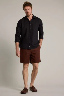 Barkers Casual Shirts|Casual Shirts^Dorset Linen Shirt BLACK