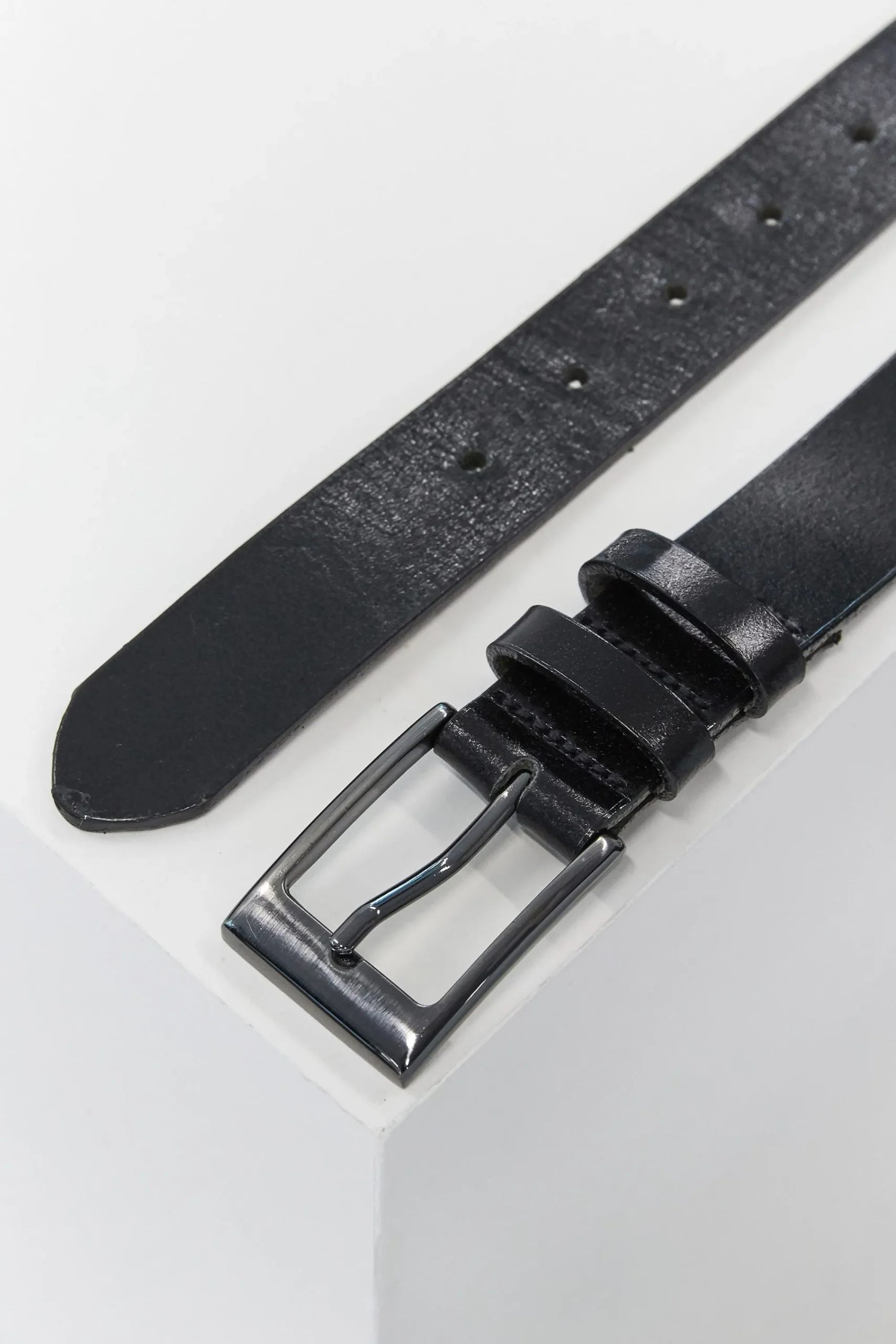 Barkers Leather Goods|Belts^Frances Leather Belt BLACK