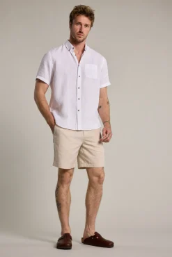 Barkers Casual Shirts|Casual Shirts^Gentry Linen Shirt WHITE