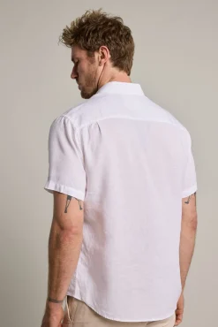 Barkers Casual Shirts|Casual Shirts^Gentry Linen Shirt WHITE