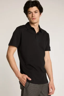 Barkers Polos|Polo Shirts^Guildford Mercerised Polo Shirt BLACK
