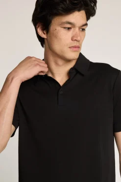 Barkers Polos|Polo Shirts^Guildford Mercerised Polo Shirt BLACK