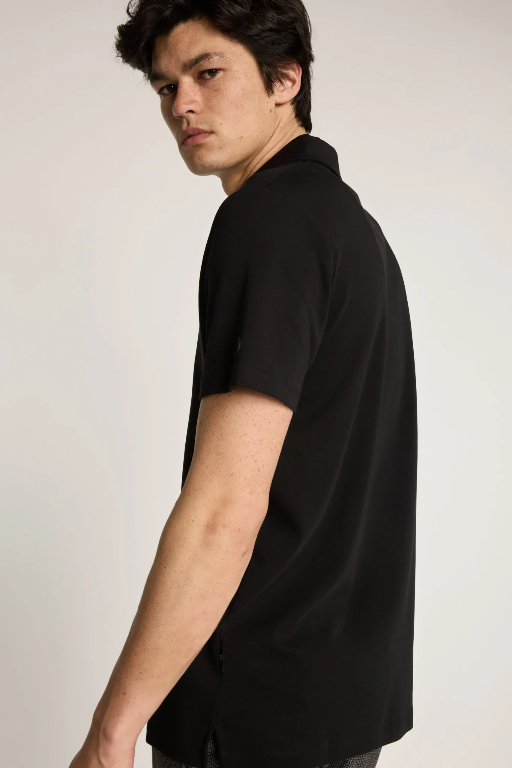 Barkers Polos|Polo Shirts^Guildford Mercerised Polo Shirt BLACK