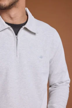 Barkers Sweatshirts & Hoodies^Harlow 1/4 Zip GREY MARL