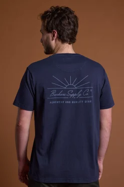 Barkers Graphic & Stripes^Horizon Print Tee INK