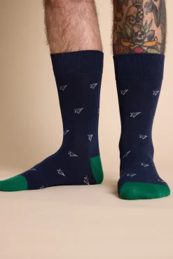 Barkers Socks|Socks^Jones Paper Plane Sock