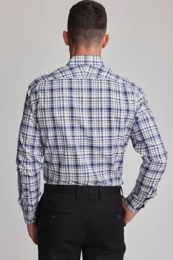 Barkers Classic Fit Shirts|Classic Fit Shirts^Kensington Check Business Shirt NAVY