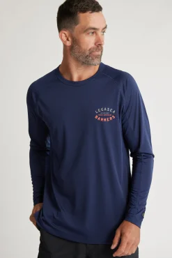Barkers Graphic & Stripes^LegaSea Supporter UV Long Sleeve Tee