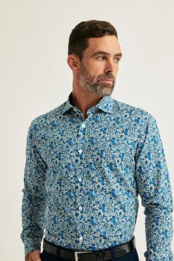 Barkers Tailored Fit Shirts|Tailored Fit Shirts^Liberty Emma And Georgina Print Shirt