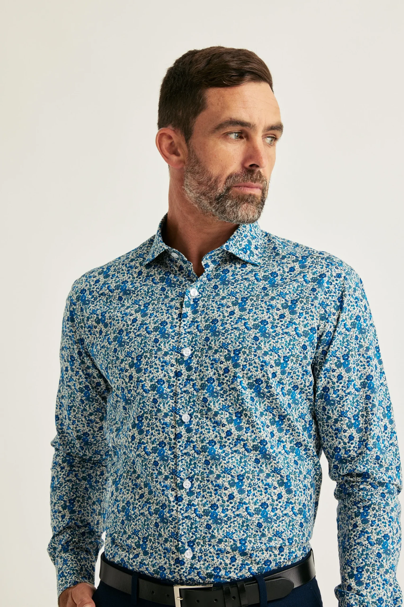 Barkers Tailored Fit Shirts|Tailored Fit Shirts^Liberty Emma And Georgina Print Shirt