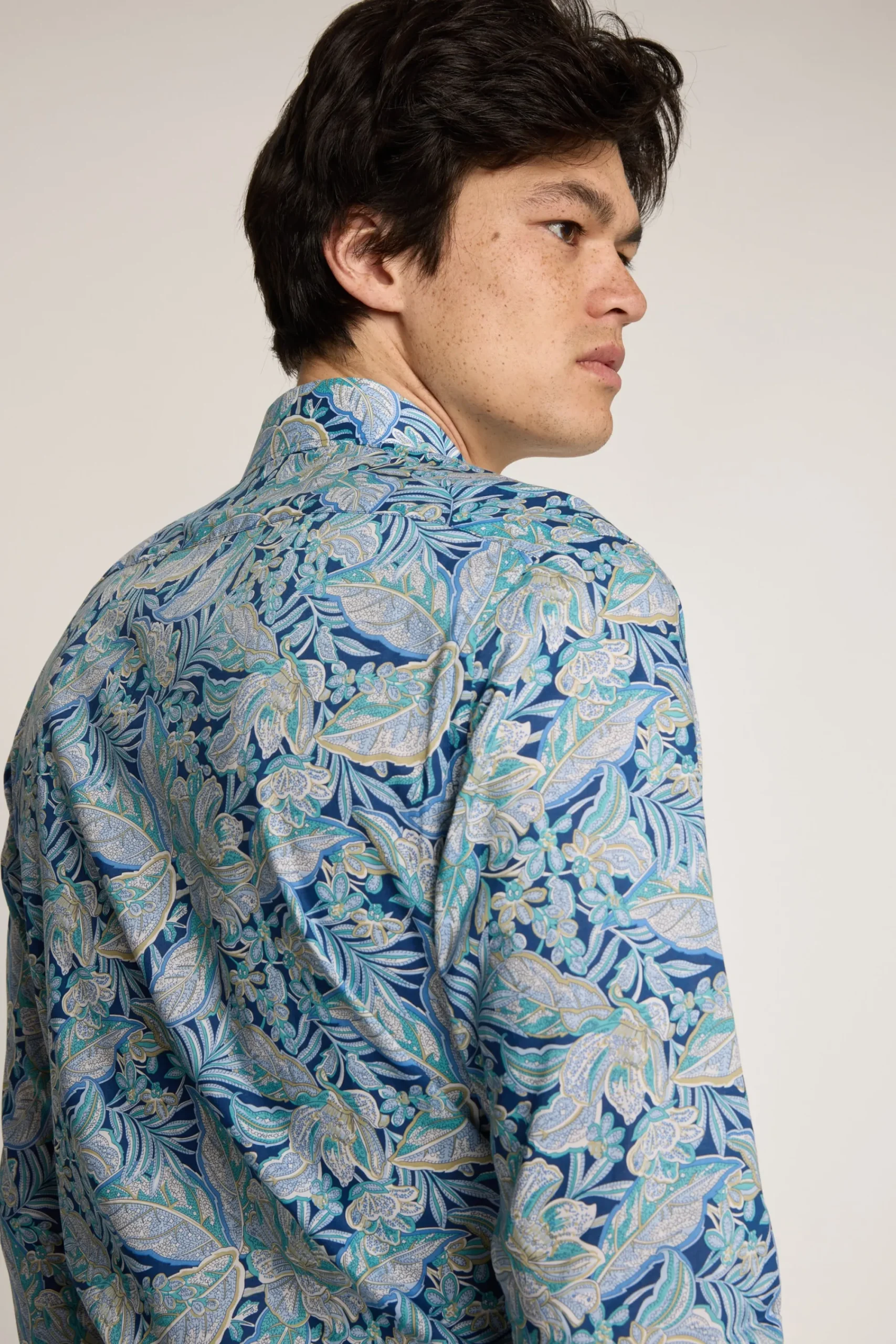 Barkers Tailored Fit Shirts|Tailored Fit Shirts^Liberty Hawaiian Paisley Print Shirt
