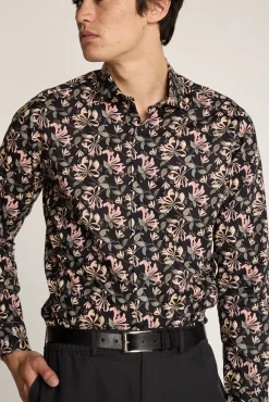 Barkers Tailored Fit Shirts|Tailored Fit Shirts^Liberty Honeysuckle Dance Print Shirt