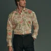Barkers Dress Shirts|Dress Shirts^Liberty Parchment Petals Print Shirt