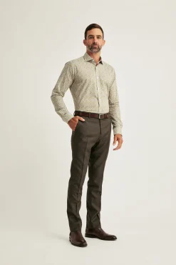 Barkers Tailored Fit Shirts|Tailored Fit Shirts^Liberty Petal Frill Print Shirt