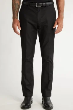 Barkers Dress Pants|Tapered & Slim Fit Pants^Lyndon Cotton Pants BLACK