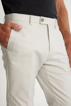 Barkers Tapered & Slim Fit Pants|Dress Pants^Lyndon Cotton Pants BONE