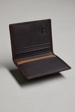 Barkers Leather Goods|Wallets^Marlin Leather Slim Wallet WALNUT BROWN