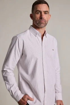 Barkers Classic Fit Shirts|Classic Fit Shirts^Martin Oxford Shirt TAUPE